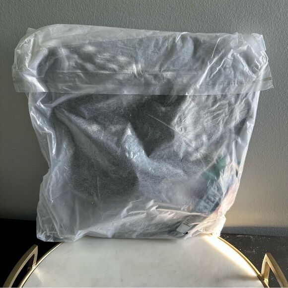 Faux Leather Black Convertible Backpack Bear Charm Work Travel Bag Overnight - Picture 3 of 11